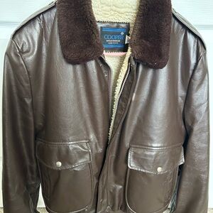 Genuine Leather Military Jacket for Men